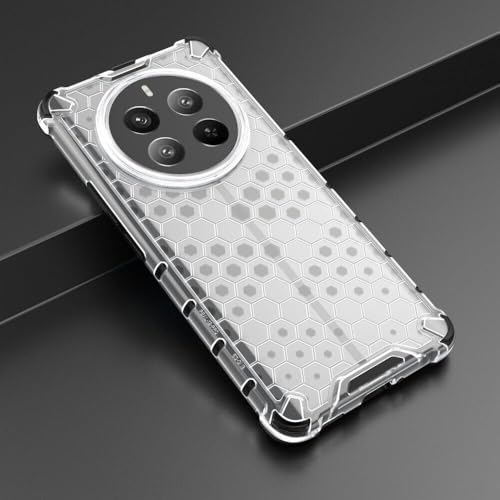 Image of Prime Retail Hard PC Back Case Cover for Realme P1 5G Anti Slip Ultra Thin Shockproof Reinforced Corners (Polycarbonate|Transparent)