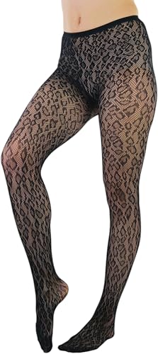 Image of ToBeInStyle Women's Vibrant Multicolor Animal Print Pantyhose Assorted Hosiery