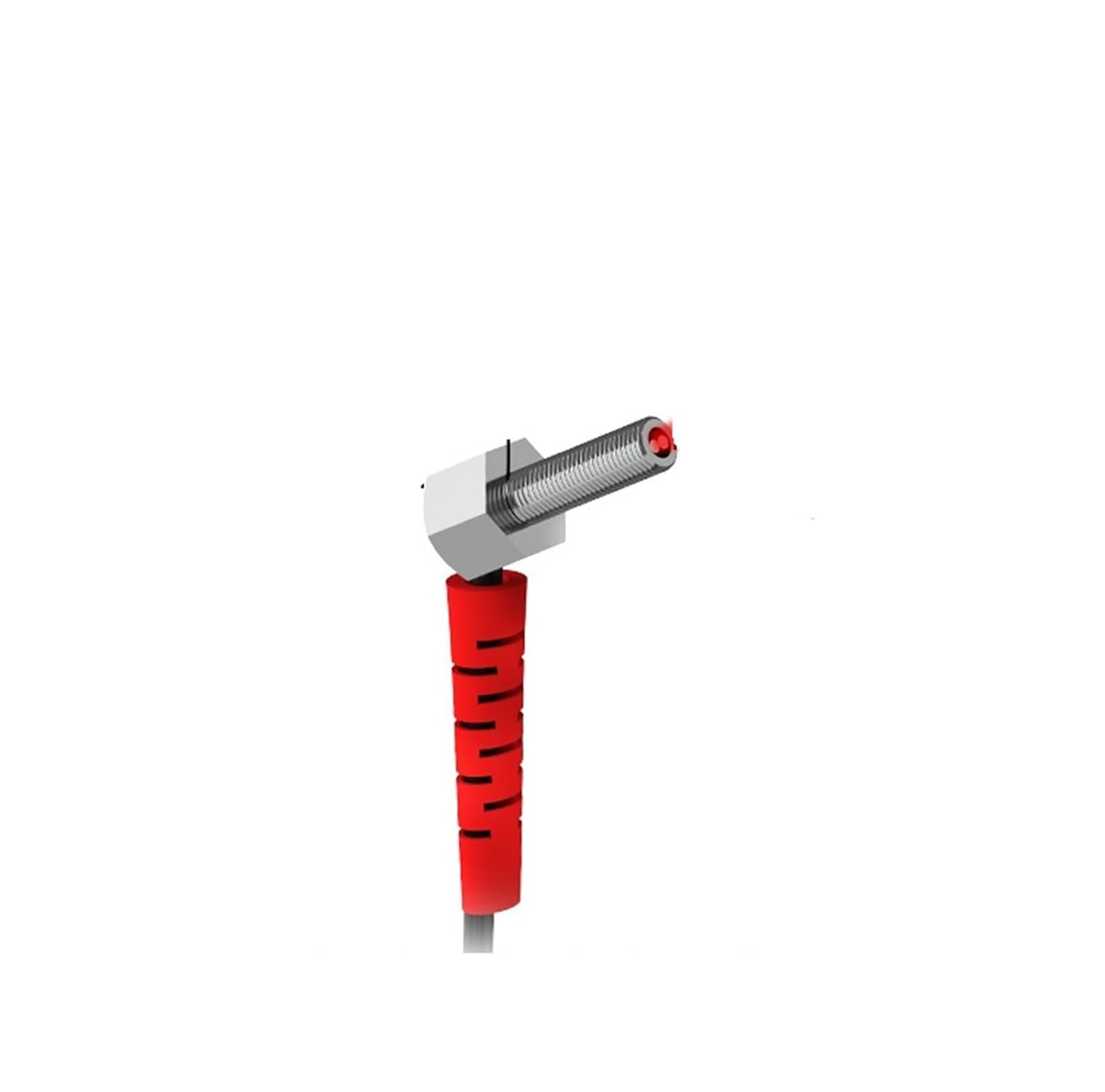 Optical Fiber Sensor M3 with Needle Long Elbow Diffuse Reflection coaxial Non-coaxial Amplifier photoelectric Switch(Non Coaxial M3)