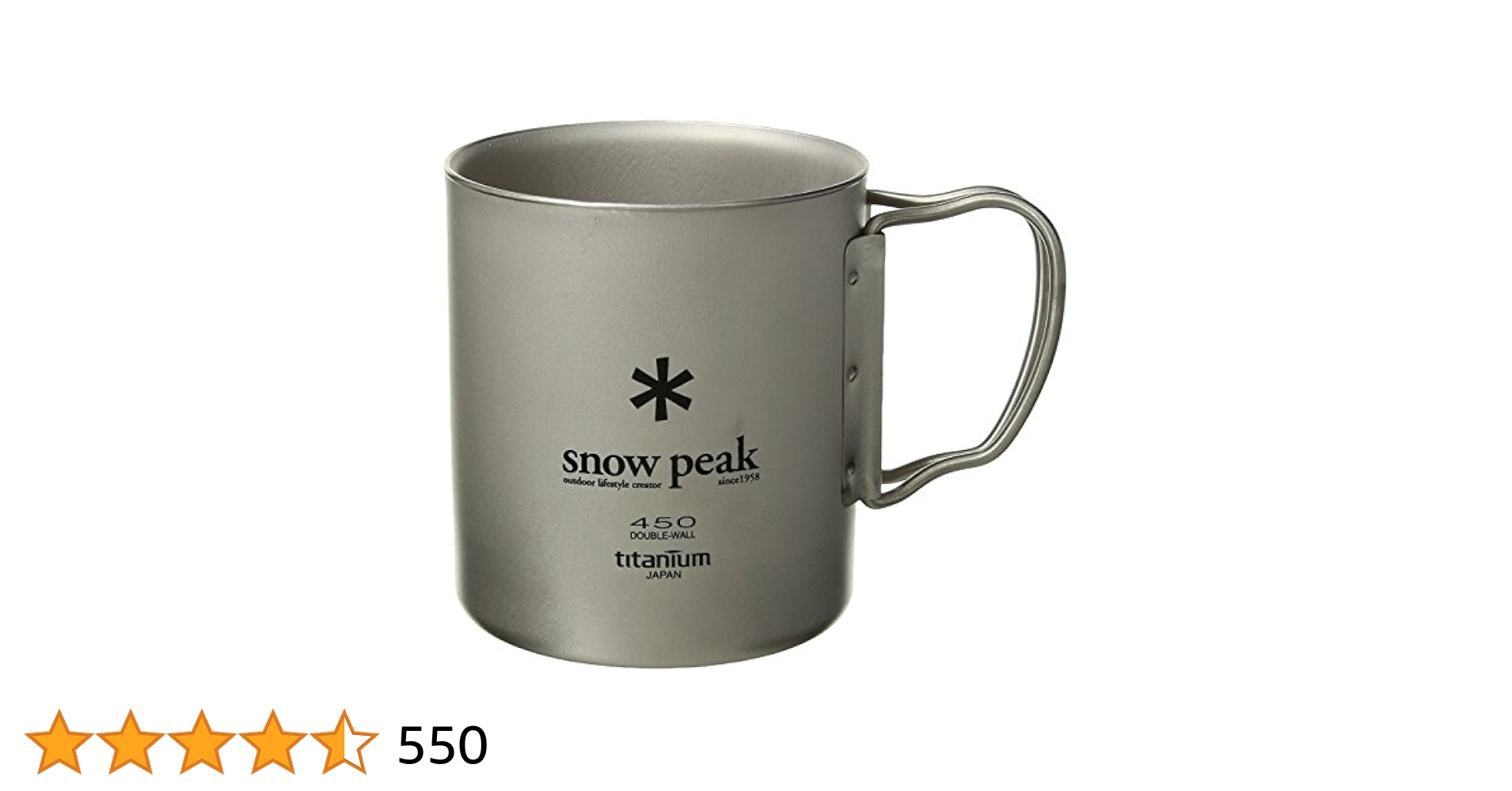 Snow Peak Ti-Single Wall 450 Mug 2個 未使用品 Snow Peak Ti-Single Wall 450 Mug 2個 未使用品 Amazon.com