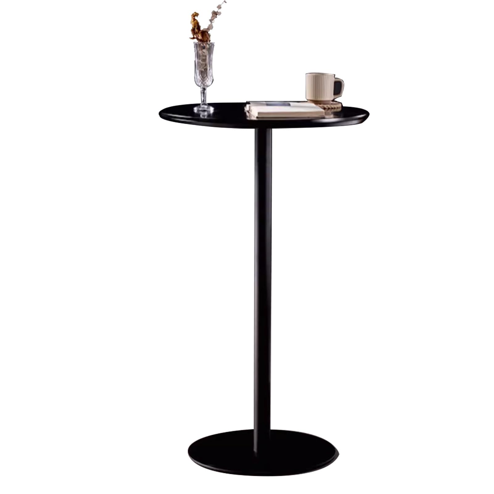Mesa de cóctel redonda y pequeña para salón o balcón