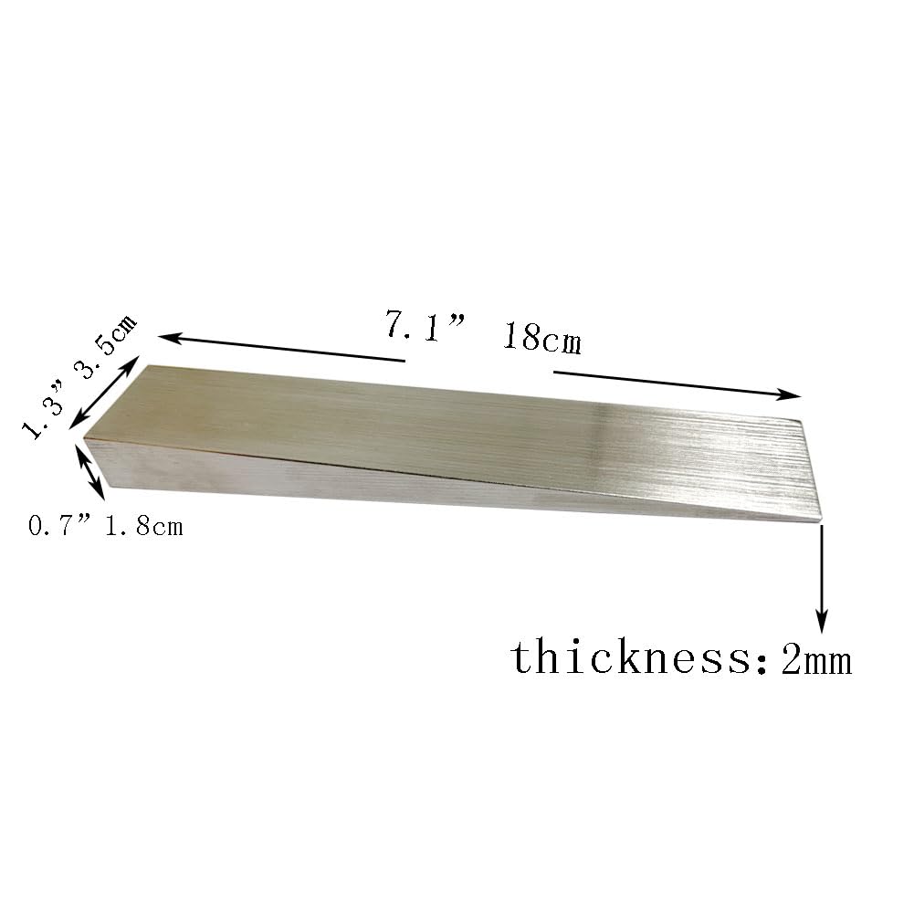 Flangia a cuneo in acciaio inossidabile 304, accessori per tubi, flange per tubi, strumenti di livellamento per installazione di apparecchiature meccaniche (confezione da 2), grande, argento