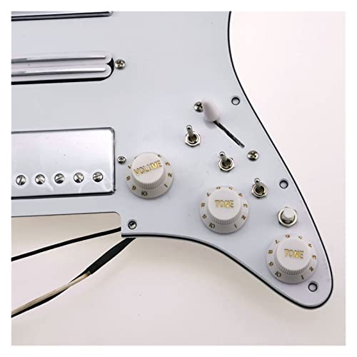 Guitare Humbucker Stratocas Type de 7-Way Convertisseur de tir à Push-Push-Push-Push Multifonctionnel Pickguard Guitare… - Les Beatles, Paul McCartney, John Lennon, RIngo Starr, George Harrison Guitare Humbucker Stratocas Type de 7-Way Convertisseur de tir à Push-Push-Push-Push Multifonctionnel Pickguard Guitare… – Image 4