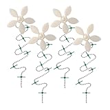 Evriholder DW2P6-AMZ Shower Drain Protectors as Seen on Shark Tank, Disposable Hair Catchers, Flower, Pack of 4