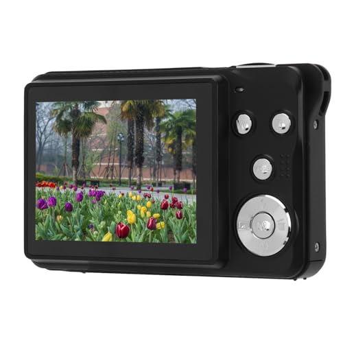 Fotocamera Digitale Compatta HD 4K Autofocus con Zoom 20X Schermo da 2.7 Portatile con Luce di Riempimento Incorporata per Fotografia 56 mega pixel