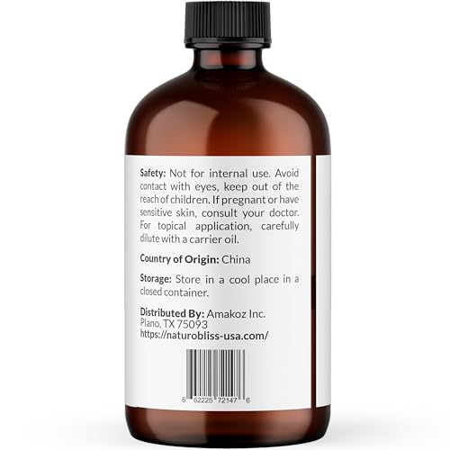 Image of NaturoBliss Essential Oil with Glass Dropper - 100% Pure and Natural - Essential Oils for Diffuser, Aromatherapy, Soap and Candle Making, Eucalyptus Essential Oil, Eucalyptus Oil, 4 Fl Oz