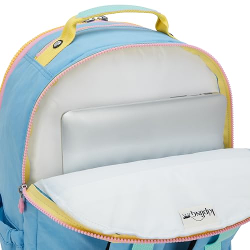 Image of Kipling Women's Seoul Extra Large 17 inch Laptop Backpack, Durable, Roomy with Padded Shoulder Straps, Built-In Protective Sleeve