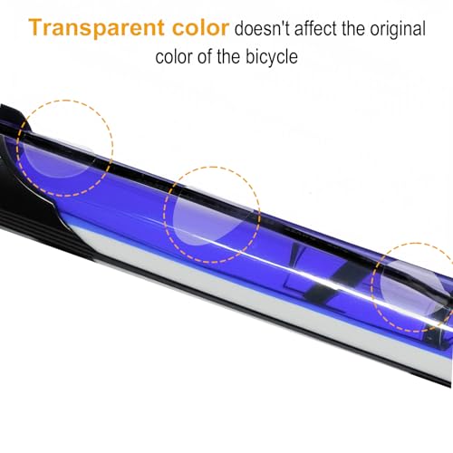 image for salbsever 3 Pieces Bike Frame Protection Tape Chain Protective Decal A