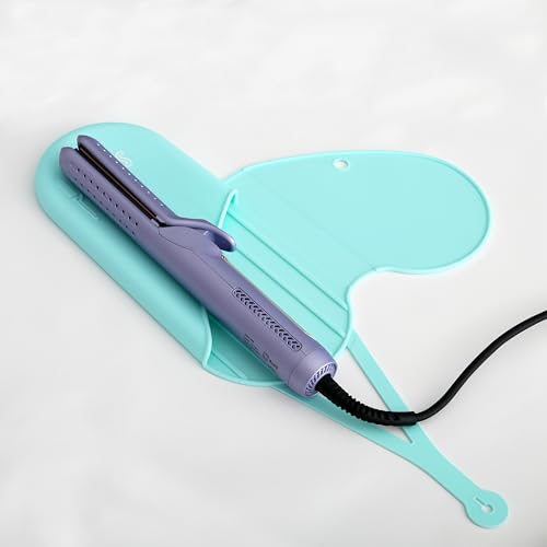 Alfombrilla resistente al calor y estuche para plancha de cabello miniatura 1