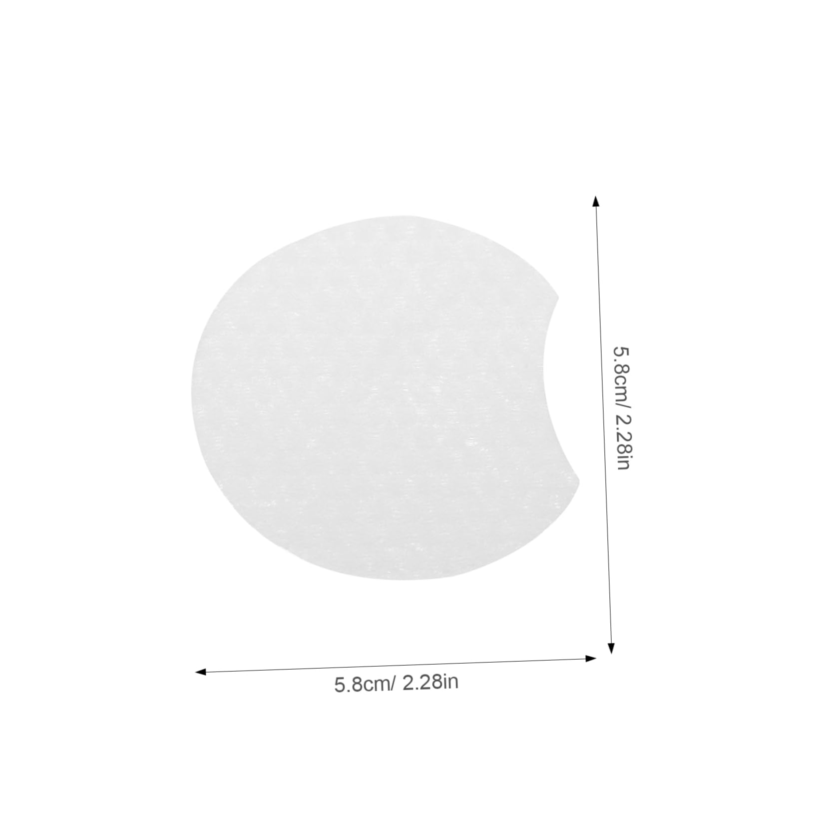 Baluue 1800stücke Wiederverwendbar-make-up-entfernungspads Für Hautfreundliche Halbrunde Wattepads Sanften Gesichtsreinigung Und Make-up-entfernung Für Tägliche Anwendungen Und Pflege