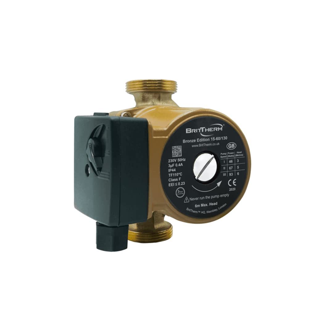BritTherm Bronze Edition Central Heating Pump, 15-60/130 : Amazon.co.uk:  DIY u0026 Tools