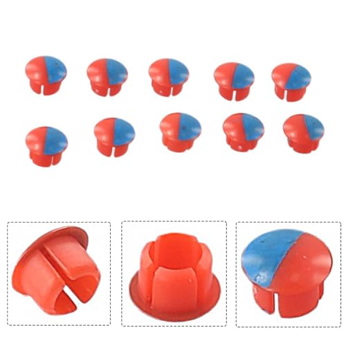 Wasserhahn-Schalter-Etiketten, Heiß- und Kaltwasser-Temperaturanzeige, universelles Heiß- und Kaltschild für Küche, Badezimmer, Waschbecken, 10 Stück