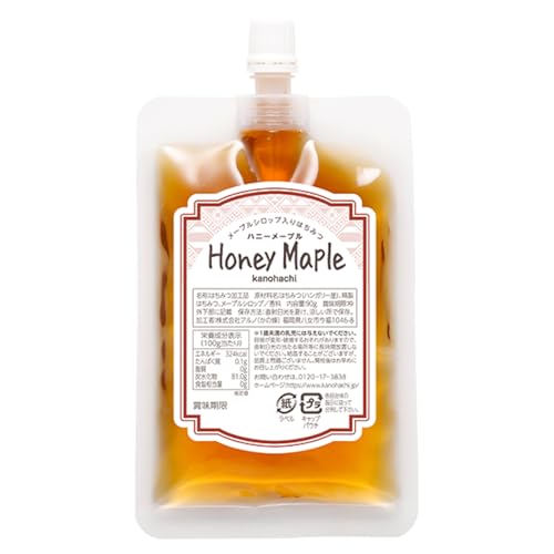 かの蜂 蜂蜜 エコパック ハニーメープル 90g×1袋 メール便