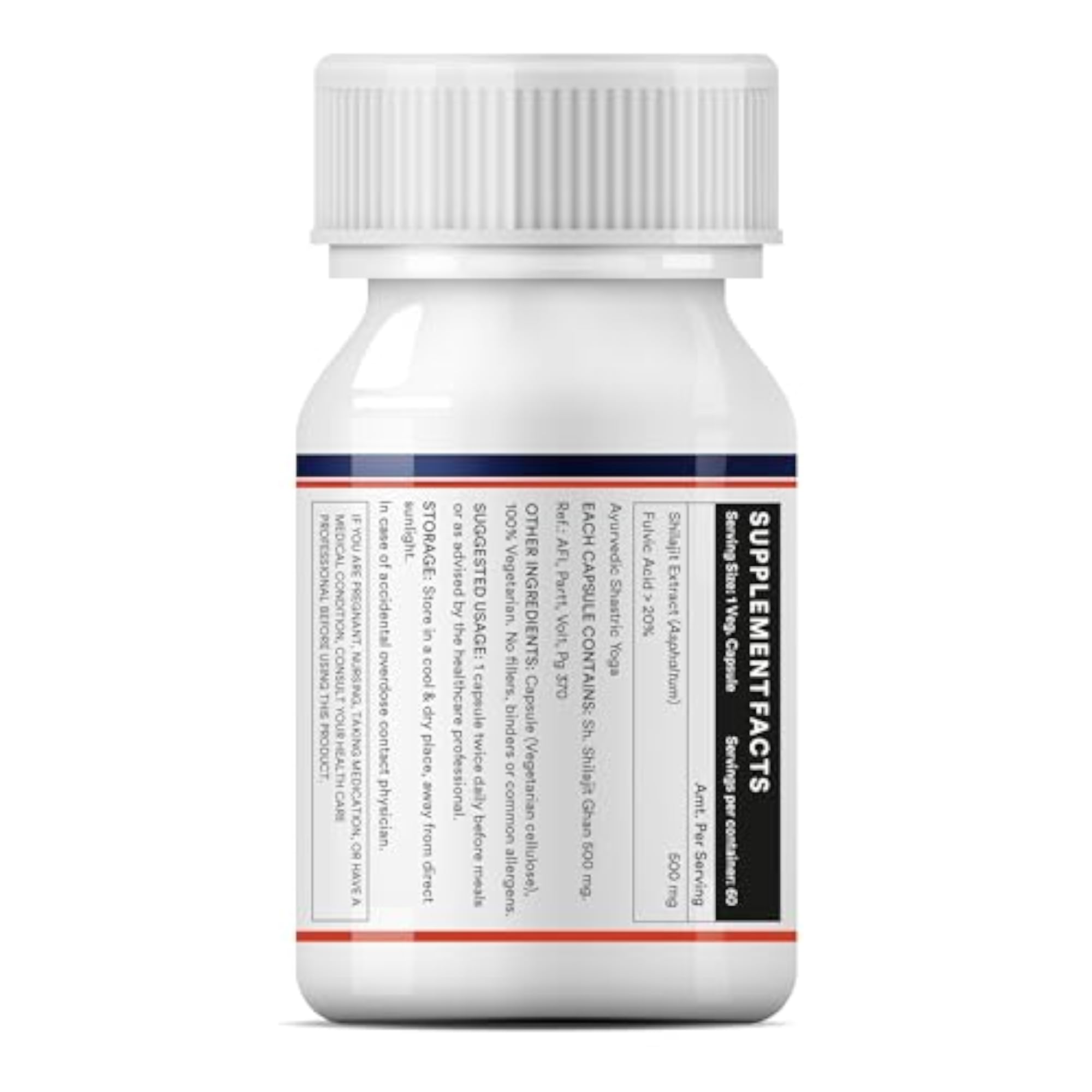 INLIFE Pure Shilajit Extract Supplement, 500mg, Strength Booster