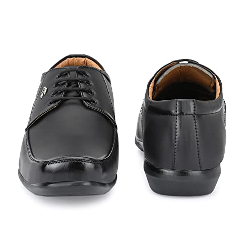 Image of Stylelure Synthetic Leather Office Black Formal Shoes Corporate Casuals for Men