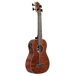 Kala U-Bass Exotic Acajou Fretted, Metal Round Wound Strings avec sac de luxe – Image 4