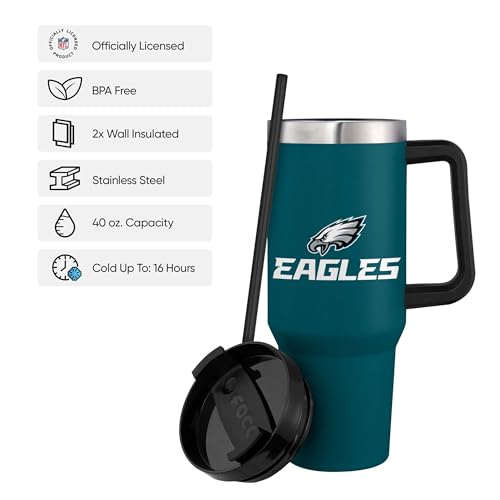 Image of FOCO NFL unisex-adult NFL Team Logo Insulated Travel Mug 40oz XL Tumbler