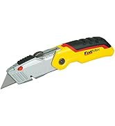 STANLEY 0-10-825 FATMAX Retractable Folding Knife, Yellow/Silver