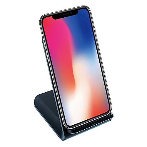 Charging Dock Stations 10W Dual Coil Qi Wireless Charger Stand - Fast Wireless Phone Charging Stand for iPhone and Samsung Galaxy Phones - USB C Cable, Over-Heat Protection, No Adapter Included