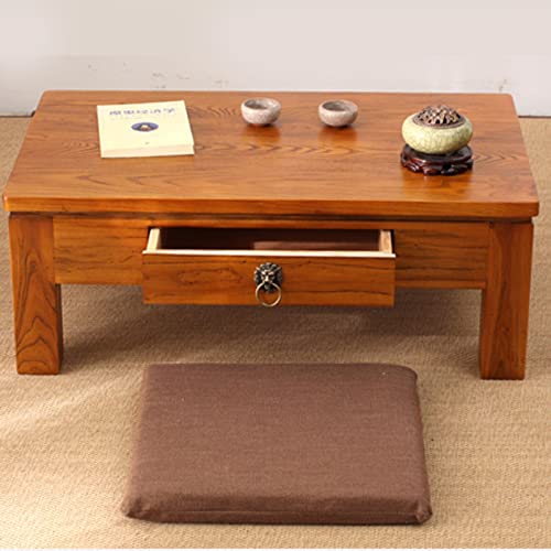 Table basse en bois d'orme compacte pour optimiser les petits salons - 4