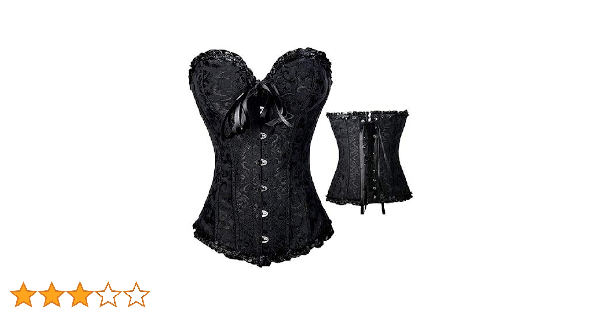 Buy Designeez 1Pc Women Steampunk Plus Size Corsets Lace Up Boned