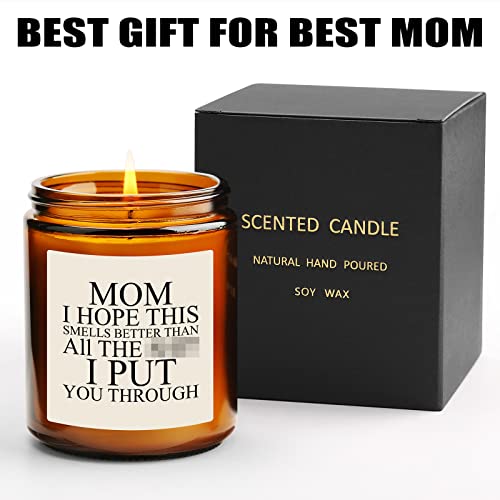 Funny Gifts For Mom, Romantic Gifts For Mother, Mothers Day Gifts From Daughter Son, Unique Presents For Mom Stepmom Mother In Law, Lavender Scented Candles For Birthday Christmas Thanksgiving #TOP1