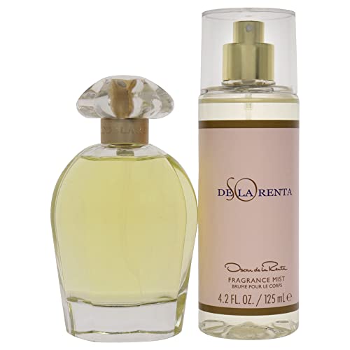 Oscar De La Renta So de la Renta 3.4oz EDT Spray, 4.2oz Fragrance Mist Women 2 Pc Gift Set - Image 3