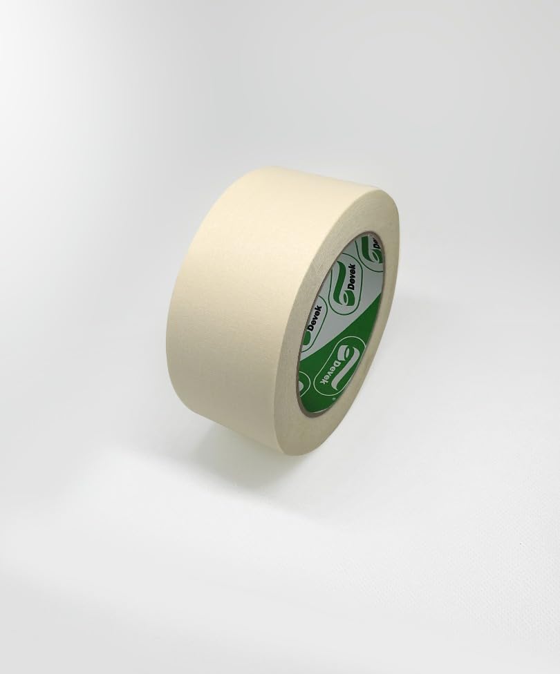 Image of DEVEK Masking Tape, 1.88 inches x 55 Yards, Set of 6, for Painting, Crafting, DIY Projects, Clean Lines, Easy Removal, No Residue