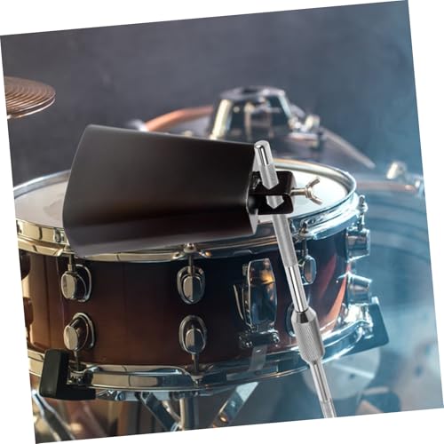 Soporte robusto de metal para campana de tambor con abrazadera para montaje en percusión Mikinona miniatura 5