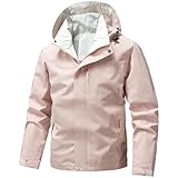 Unisex Bomber Jacket | Water-Repellentstorm-Ready | Loose Hooded | Spring Fall Casual