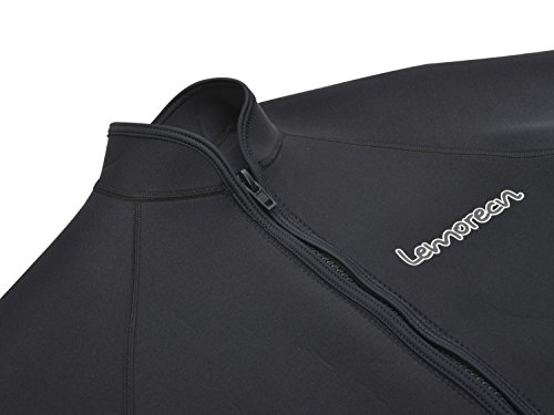 Lemorecn Adult’s 3Mm Wetsuits Jacket Long Sleeve Neoprene Wetsuits Top(2031Blacks) #TOP3