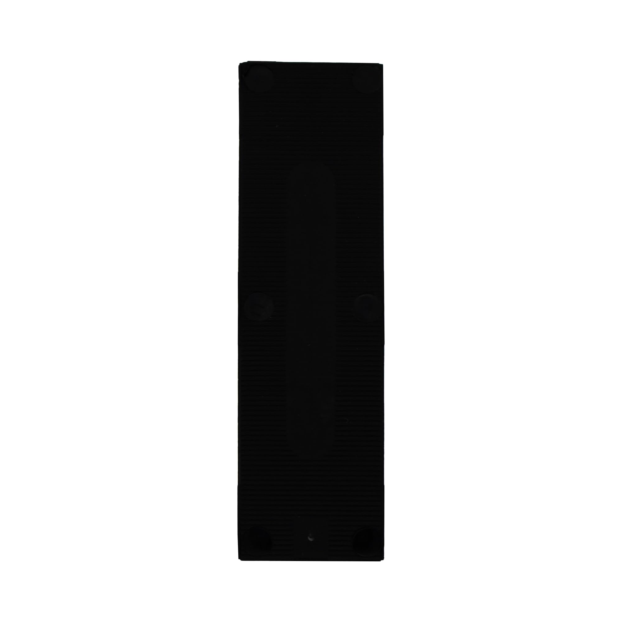 50 Pack Plastic Window & Glazing Packers, Spacers 2mm Thicknesses for Versatile Use, Ideal for Dry Lining, Cladding, Flooring, Glazing, Levelling Glass and Frame Fixing (Black)