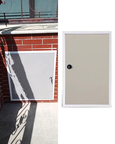 Panel de puerta de inspección empotrado para entrada eléctrica y acceso a servicios públicos, escotilla duradera para piscina sobre el suelo y cubierta de ventilación de secadora