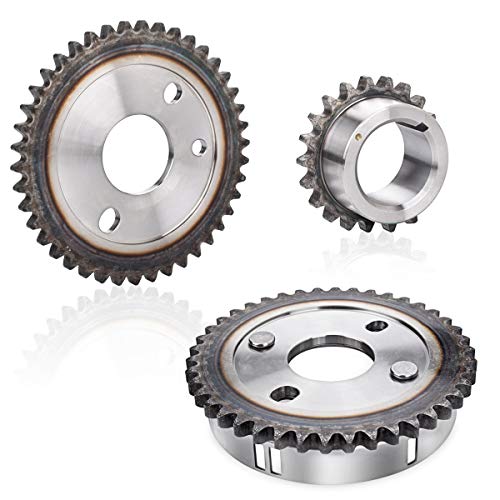 Engine Timing Chain Kit with Tensioner Guide Rail Crank Sprocket Cam Sprocket Replacement fit for 2002-2005 Chrysler Concorde/Sebring 2005-2007 Chrysler 300 2002-2005 Dodge Intrepid Stratus 2.7L DOHC