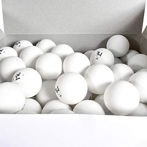 Martin Kilpatrick 1 Star Table Tennis Balls – Box Of 144 Mk One Star Practice Balls – 40Mm Ping Pong Balls – White Mk Practice Balls – Affordable – Ideal For Practice #TOP3