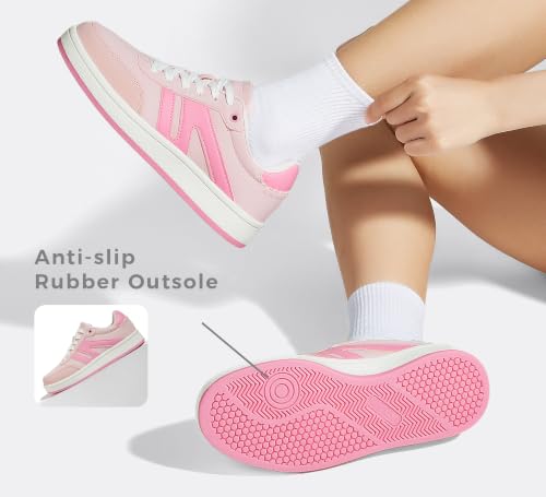 Image of LUCKY STEP Women Retro Gum Sole Fashion Sneakers