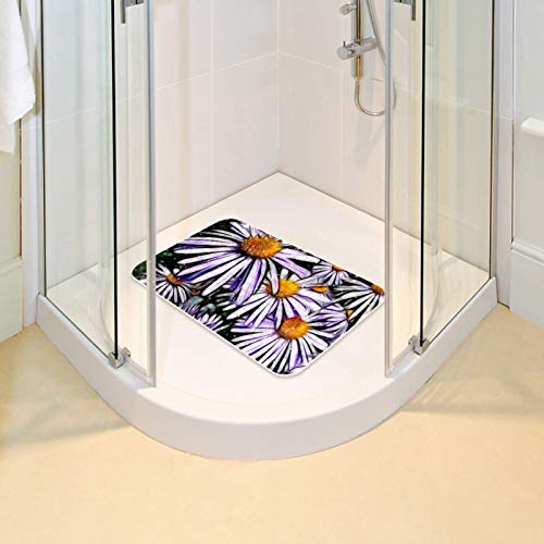 Alfombrilla de baño con orificios de drenaje Bennigiry antideslizante para hogar 7