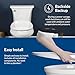 Bio Bidet BB500 Heated Electric Bidet Seat with Warm Water Wash, Night Light, Low Profile Design, Elongated