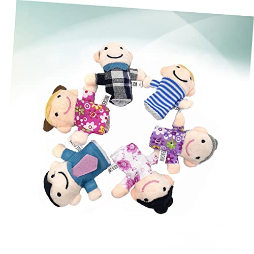 Toyvian 1 Conjunto 6 Pçs Brinquedos Infantis Presentes Brinquedos De Pelúcia Figuras Amigos Fantoche