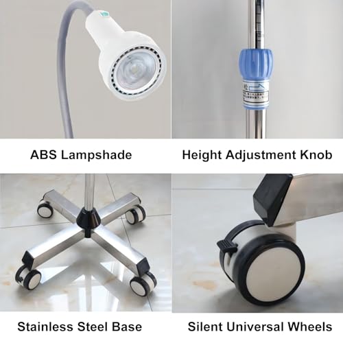 Lampe d'examen médical à LED mobile pour éliminer les zones d'ombre - 5
