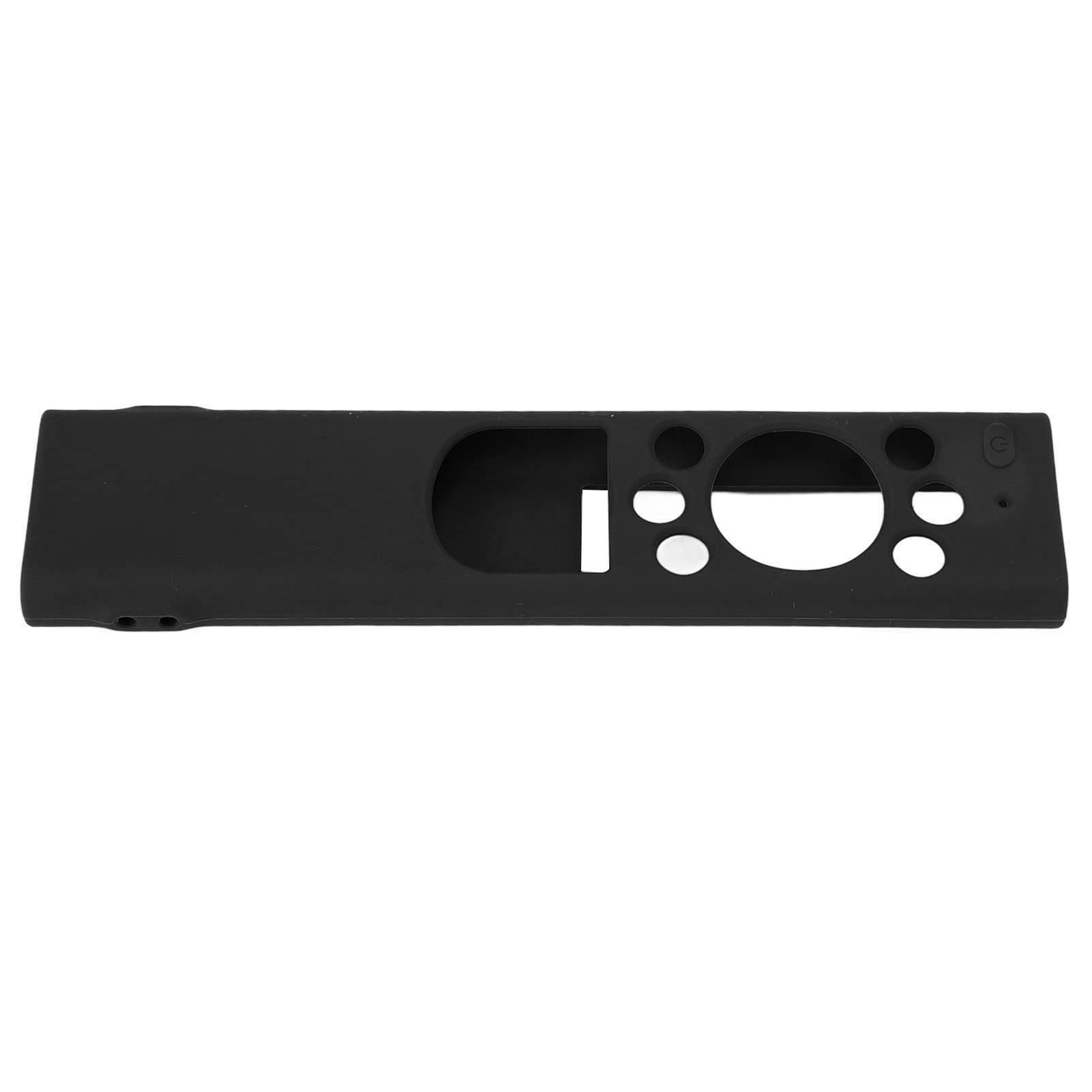 SIXRUN Funda Protectora de Silicona para Control Remoto, Funda Anticaída para Control Remoto, Silicona Suave, Lavable, Antideslizante con Cordón, de Acceso Completo para TM2180Eco Series (Black)