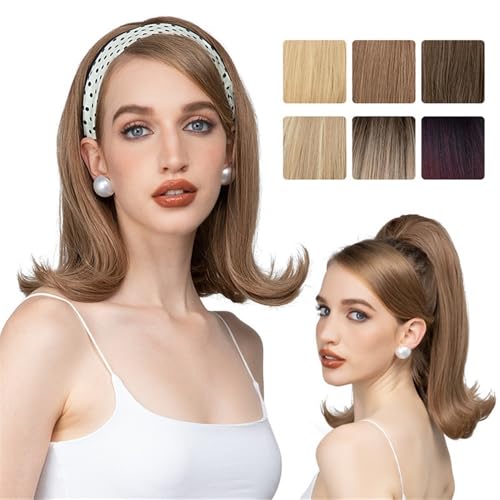 Perruque courte bouclée en cheveux humains de qualité supérieure - 4