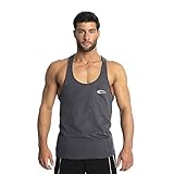 SMILODOX Herren Tank Top Jayson - Slim fit ärmelloses Oberteil mit Rundhals, Größe:4XL, Color:Anthrazit