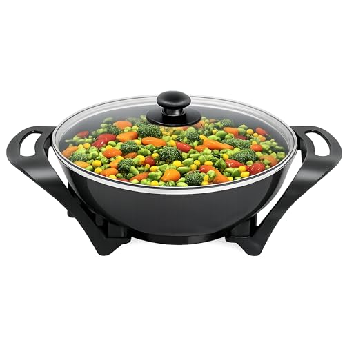 BEPER P101COS100 Wok électrique 33 cm, 1500 W,...