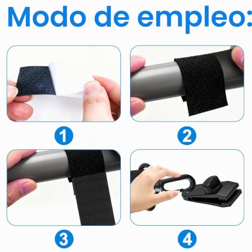 Miniatura 7 de Gzxuehu Juego De 8 Cintas De Fijación Y Grapas, Cintas De Fijación Para Lonas De Piscinas, Recambios Y Accesorios Para Sistemas De Enrollado Móviles, Lonas Solares, Lonas De Piscina, Cubiertas
