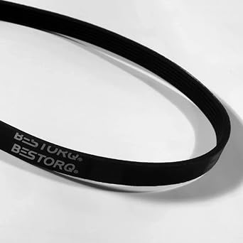 BESTORQ 355K10 حزام أفعواني مضلع على شكل حرف V، 10 أضلاع، طول 35.5 بوصة x عرض 1.40 بوصة x ارتفاع 0.24 بوصة