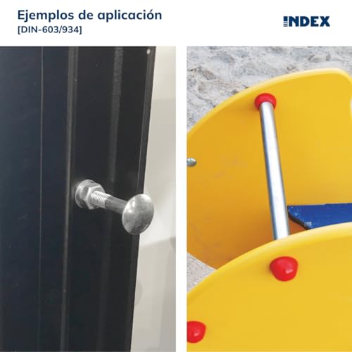 Vis à tête ronde col carré M10x100 pour bloquer vos assemblages de charpente