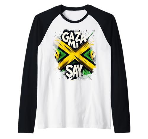 “Celebrate with Style: Buy Your Gaza Mi Say Jamaican Raglan Baseball Tee Today!” "Celebrate with Style: Buy Your Gaza Mi Say Jamaican Raglan Baseball Tee Today!" – Gaza Mi Say Dancehall Jamaican Flag designs