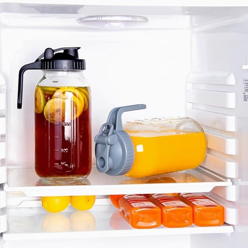 YEBODA 64oz Glass Pitcher with Lid 2 Pack - Use Code 9B4RXKLV - Image 6