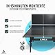 JOOLA Tischtennisplatte Nova 500A – Premium Outdoor Tischtennisplatte wetterfest klappbar mit Netzsystem & Rollen